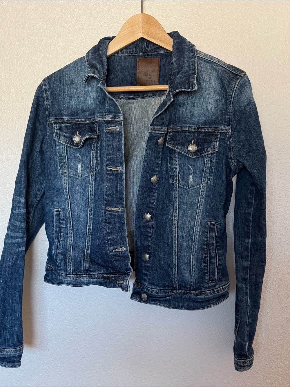 Women's Dark Blue Denim Jacket